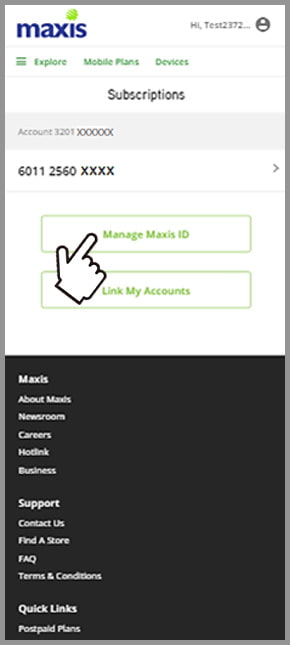 Maxis Self Serve - FAQs | Maxis