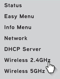 select wireless 2.4Ghz
