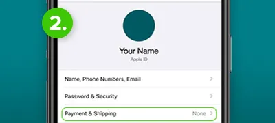 App Store & Apple services Step 2