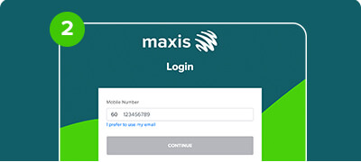 Get Started with Maxis TV Step 2