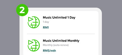 Pilih "Daily Pass" (Berdasarkan tempoh masa) ATAU "Monthly Pass" (Satu Kali).