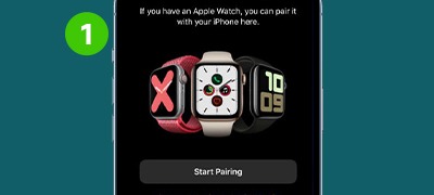Set Up eSIM Cellular on Apple Watch Series 5 and Above Step 1