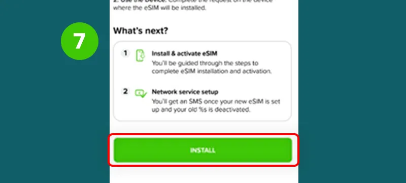 How to set up your devices - Step 7