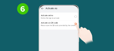 Step 6 - Click Activate Now and select Activate Shareline eSim via QR