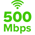 500Mbps