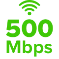 500Mbps