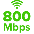 800Mbps
