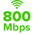 800Mbps