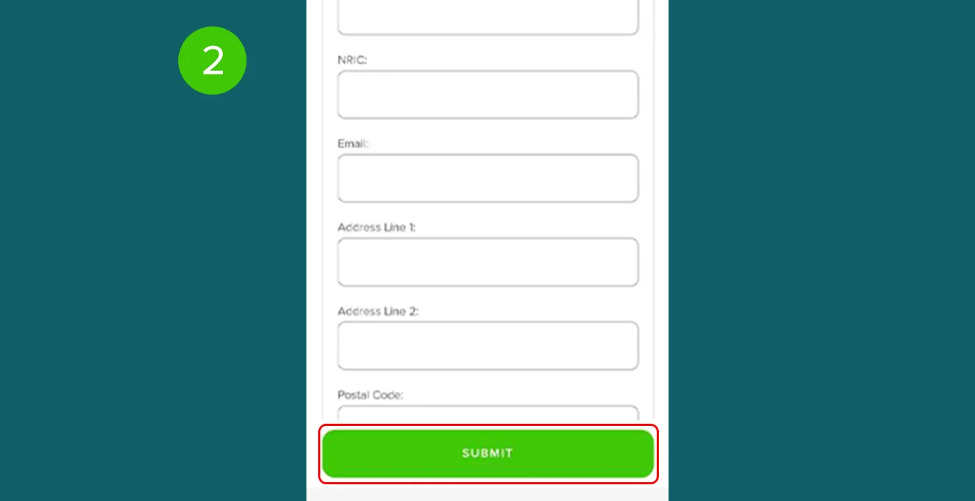 Fill in your traveller details