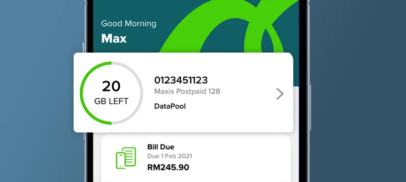 Subscribe Maxis Malaysia Roaming Plan Step 1