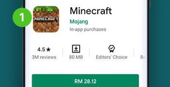 Pengebilan Pembawa Langsung Maxis Malaysia untuk Google Play Store Langkah 1