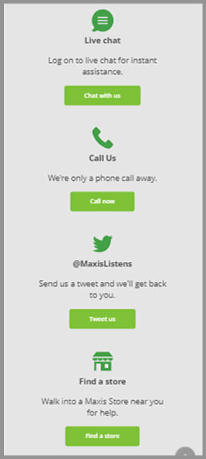 How To Get Support Find Faqs Via Maxis Self Serve Maxis