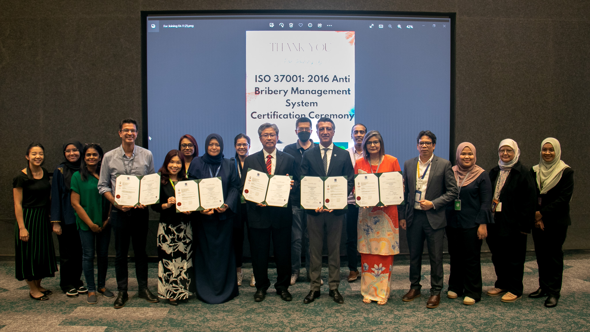 Maxis one of the first telcos to be awarded multiple Anti-Bribery Management System certifications