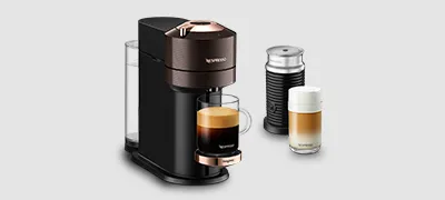 NESPRESSO Vertuo Next Coffee Machine Bundle Brown